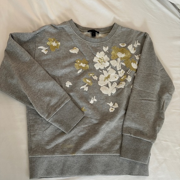 J Crew embroidered flowers sweatshirt - Picture 6 of 6